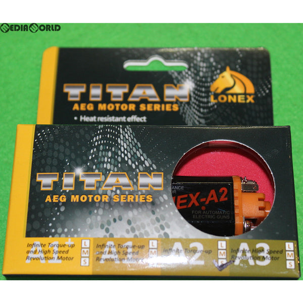 【新品即納】[MIL]LONEX TITAN A2 インフィニット トルクアップモーター ショート オレンジ(GB-05-14)(20170731)