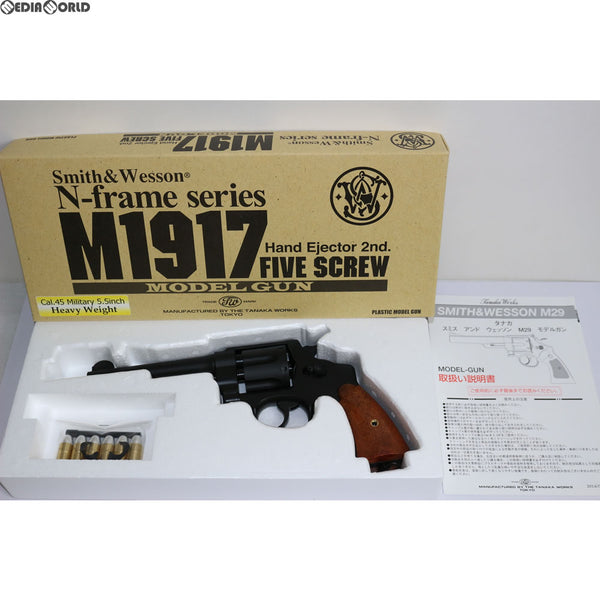 【新品即納】[MIL]タナカワークス 発火モデルガン S&W M1917 CAL.45 USミリタリー 5.5インチ HW(20171110)