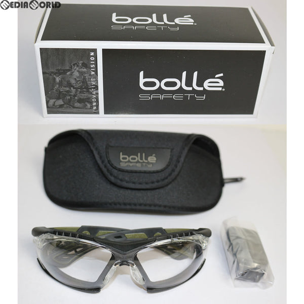 【新品】【お取り寄せ】[MIL]bolle SAFETY(ボレーセーフティ) RUSH Plus(ラッシュ プラス) ODカラーVer. クリアレンズ グラス(1662301JP-H)(20170831)