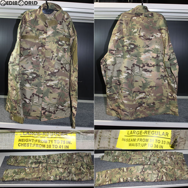 【新品即納】[MIL]Hercules Tactical Gear 迷彩服 BDU マルチカム MC Ver.4 上下セット Lサイズ(日本サイズ XL)(bdu-0028)(20150223)