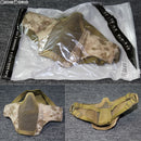 【新品即納】[MIL]WoSporT スチールハーフメッシュマスク AOR1(ma-42-aor1)(20161130)