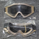 【新品即納】[MIL]KINGRIN 荒い目金属メッシュ ゴーグル リビジョンタイプ TAN(gl-0012)(20150223)