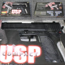 【新品即納】[MIL]SIIS(エスツーエス) エアーハンドガン USP コンパクト STD サイレンサーアタッチメント付(NO-A4) (18歳以上専用)(20130930)