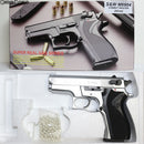 【新品即納】[MIL]B.W.C.(ブルーイングワークスコーポレーション) 固定スライドガスガン S&W(スミスアンドウェッソン) M6904 コンバットマスター シルバー (18歳以上専用)(20151031)