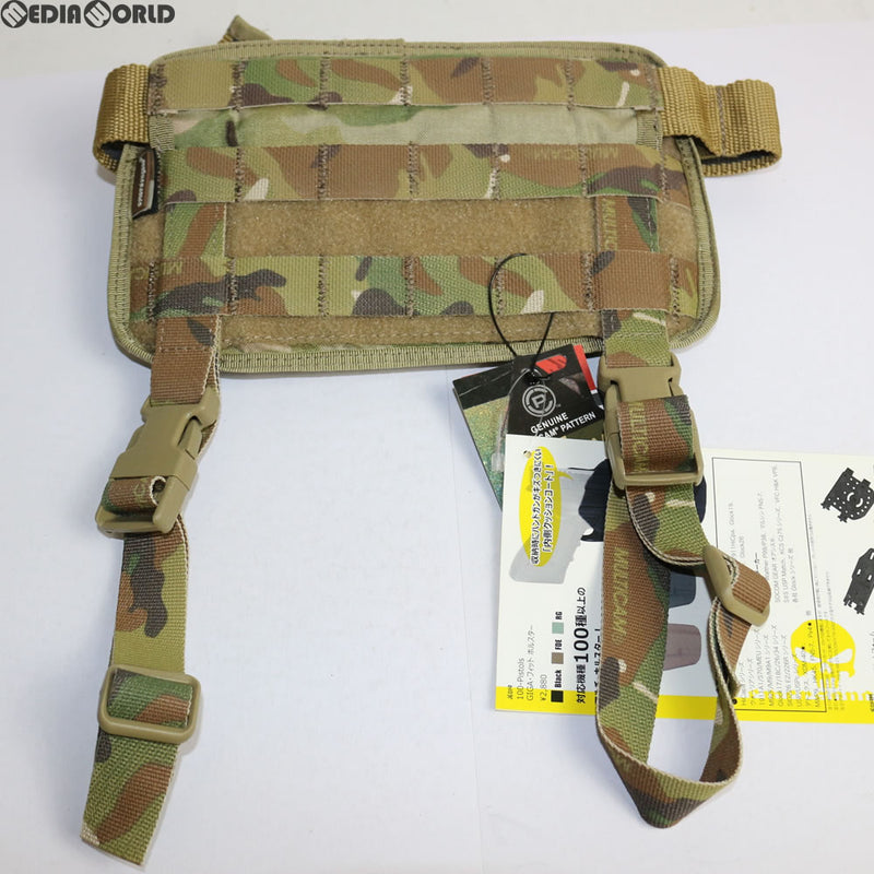 【新品即納】[MIL]EmersonGear(エマーソンギア) BlackHawk(ブラックホーク) CQCホルスター対応 Molle(モール) レッグパネル MC(マルチカム)(JE007MC)(20160831)