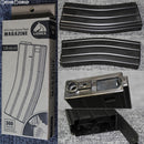 【新品即納】[MIL]LONEX(ロネックス) M4/M16シリーズ用スチールフラッシュマガジン 360連 BK(ブラック/黒)(GB-06-01)(20170831)