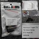 【新品即納】[MIL]Guns Modify(ガンズモディファイ) 東京マルイグロックシリーズ対応 スタンダードアルミトリガーセット BK(ブラック/黒)(GM0038)(20180215)