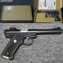 【新品即納】[MIL]マルシン工業 固定スライドガスガン スタームルガー Mk1(マーク1) 6mmBB ブルバレル ブラック ABS(新価格版) (18歳以上専用)(20140531)