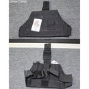 【新品即納】[MIL]GENESIS(ジェネシス) MOLLE(モール) レッグ・パネル BK(ブラック/黒)(E-111-BK)(20170228)