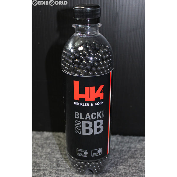 【新品即納】[MIL]Umarex(ウマレックス) H&K BLACK BIO BB(ブラック バイオ BB弾) 0.25g 2700発(UMA26107)(20161130)