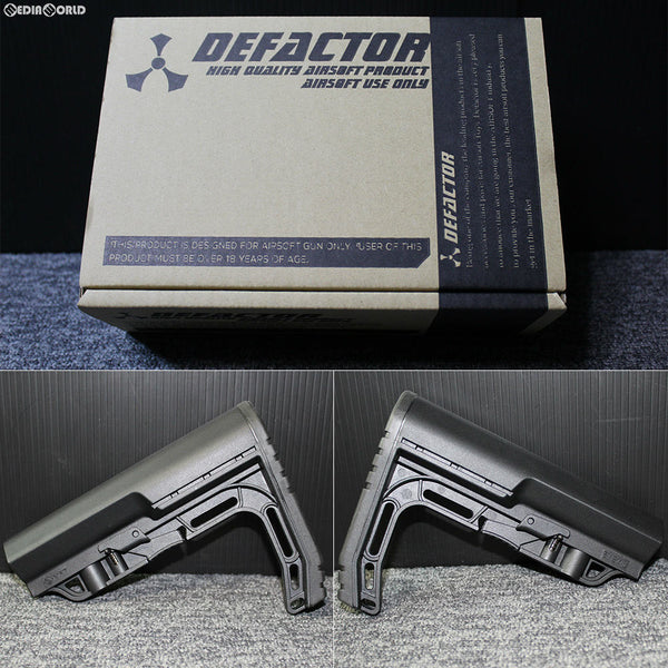 【新品即納】[MIL]DEFACTOR(ディファクター) MFT BATTLELINK Minimalistタイプ(バトルリンクミニマリストタイプ) ストック BK(ブラック/黒)(DE-MFT-BK)(20180519)