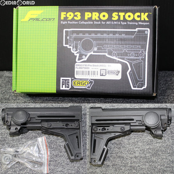 【新品即納】[MIL]電動ガン CASV M4用 MAGPUL(マグプル) M93タイプ ストック BK(ブラック/黒)(KW-ST-010-BK)(20180609)