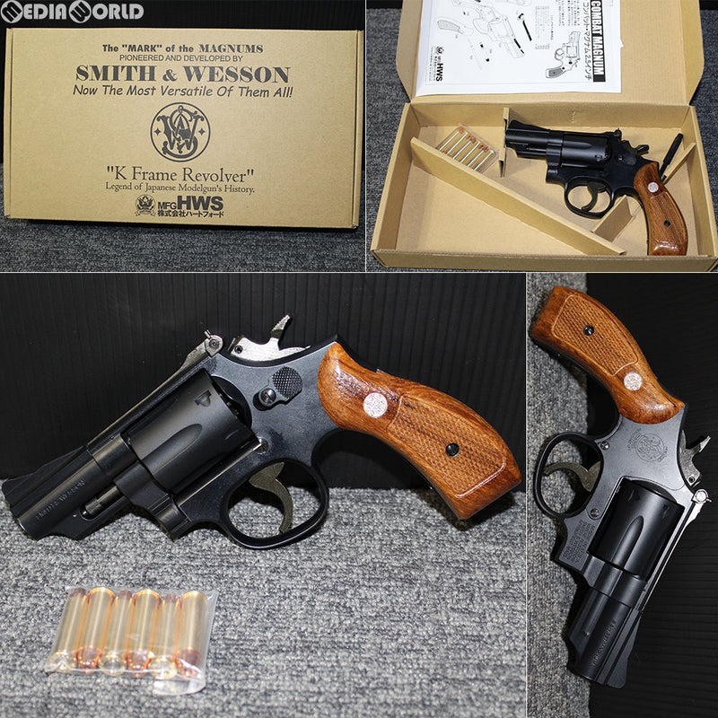 【新品即納】[MIL]ハートフォード(HWS) 発火モデルガン S&W(スミスアンドウエッソン) M19 2.5インチ ブルー・ブラックフィニッシュ HW(ヘビーウェイト)(20180817)