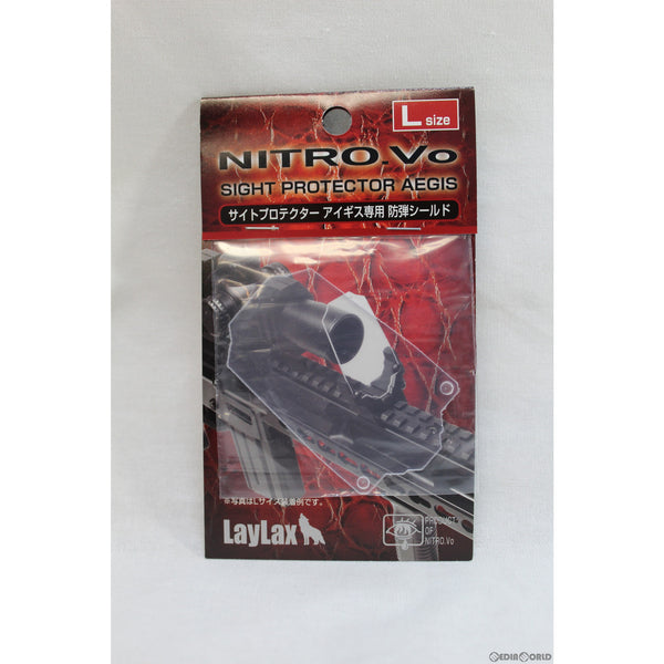 【新品即納】[MIL]LayLax(ライラクス) NITRO.Vo(ニトロヴォイス) サイトプロテクター アイギス専用 防弾シールド Lサイズ(20180531)