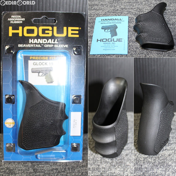 【新品即納】[MIL]HOGUE(ホーグ) Glock19(グロック19) Gen3-4用 ハンドオール ビーバーテイル グリップスリーブ(#17040)(20141130)