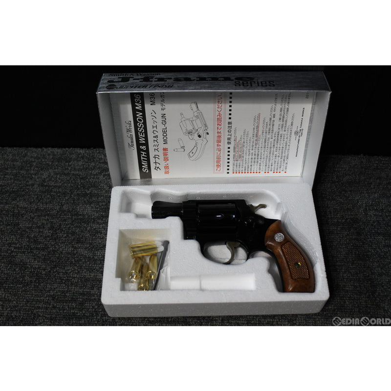 【新品即納】[MIL]タナカワークス 発火モデルガン S&W(スミスアンドウエッソン) M36 2インチ スチール・ジュピターフィニッシュ Ver.2(20181130)