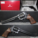 【新品即納】[MIL]マルシン工業 ガスリボルバー S&W M29 8-3/8インチ 6mmBB・Xカートリッジ仕様 ブラックABS ハーフチェッカー木製グリップ (18歳以上専用)(20190214)