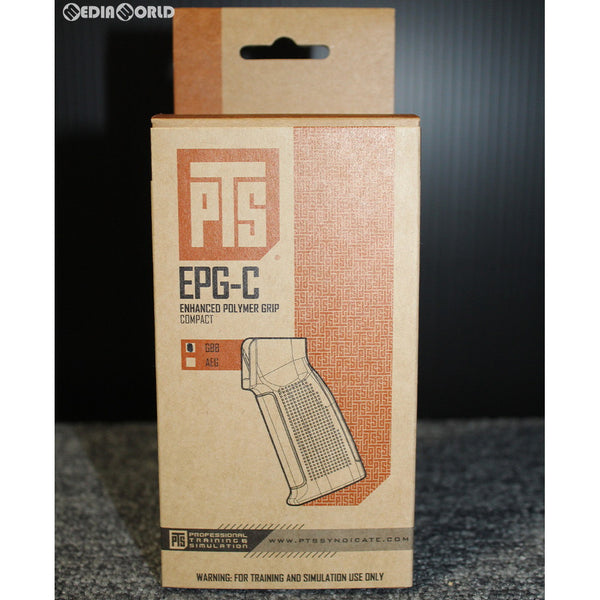 【新品即納】[MIL]PTS Syndicate(PTS シンジケート) Enhanced Polymer Grip(エンハンスドポリマーグリップ) Compact(コンパクト)(EPG-C) GBB BK(ブラック/黒)(PT124450307)(20181130)