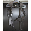 【新品即納】[MIL]VISM/NcSTAR アンビデックス・ホリゾンタル・ショルダーホルスター(W・マガジンホルダー付属) BK(ブラック/黒)(