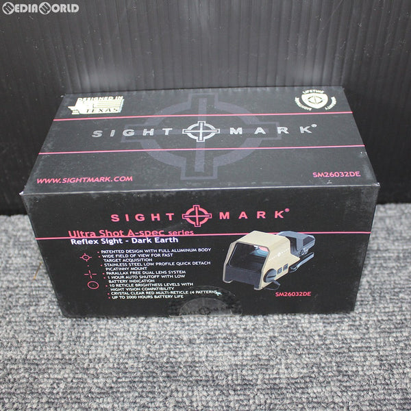 【新品即納】[MIL]SIGHTMARK(サイトマーク) Ultra Shot A-Spec Reflex Sight(ウルトラショット A-スペック リフレックスサイト) DE(ダークアース)(SM26032DE)(20190626)