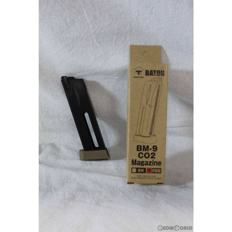 【新品即納】[MIL]タニオ・コバ(TANIO KOBA) CO2ガスブローバック BM-9用 マガジン FDE(フラットダークアース)(20190928)