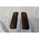 【新品即納】[MIL]Altamont(アルタモント) 1911オフィサー用 スプリングフィールド刻印 ダイヤチェッカー 木製グリップ スーパーウォールナット茶(20190914)