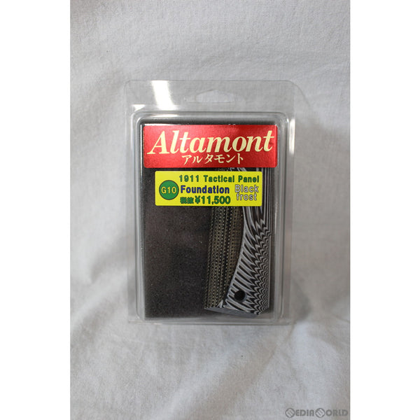 【新品即納】[MIL]Altamont(アルタモント) 1911用 G10 ファウンデーション 木製グリップ ブラックフロスト(20191022)