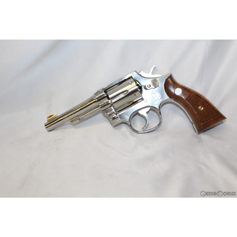 【新品】【お取り寄せ】[MIL]タナカワークス ガスリボルバー S&W(スミスアンドウエッソン) M10 ミリタリー&ポリス 4インチ ニッケルフィニッシュ Ver3 (18歳以上専用)(20200314)