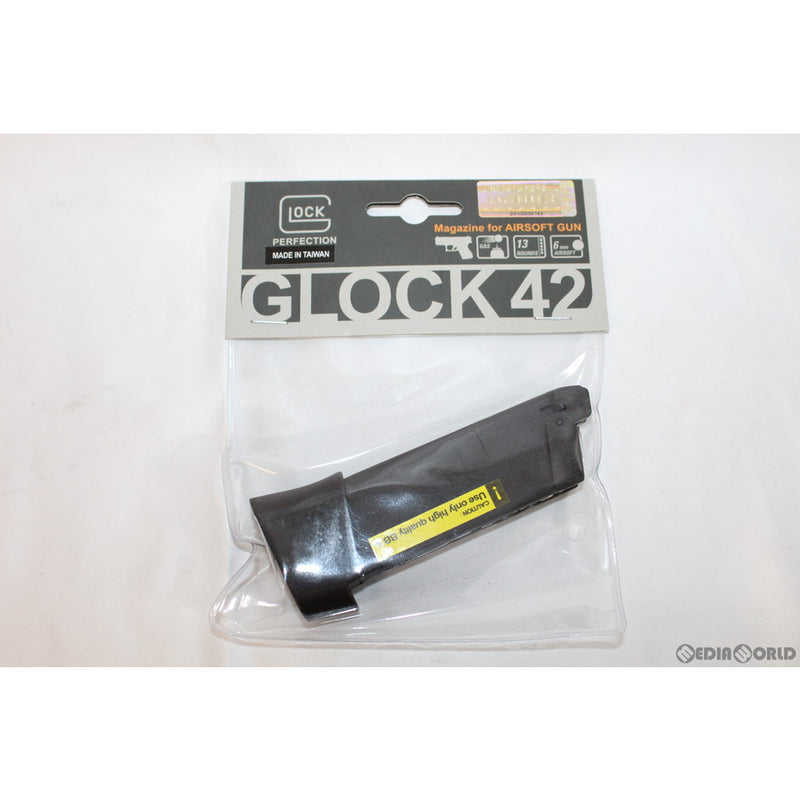 【新品即納】[MIL]UMAREX(ウマレックス) ガスブローバック GLOCK42(グロック42) Gen.4 BK(ブラック/黒)用 スペアマガジン(UM9J-MAG-G42-BK01)(20200324)