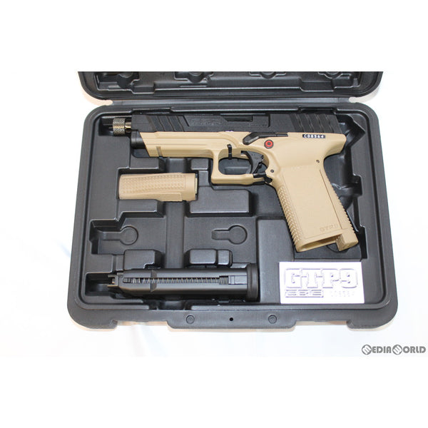 【新品即納】[MIL]G&G ARMAMENT(ジーアンドジーアーマメント) ガスブローバック GTP9 Black/DST(ブラック/デザート)(GAS-GPM-T9B-DBB-ECM) (18歳以上専用)(20200325)