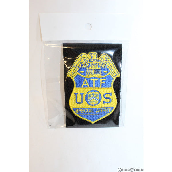 【新品即納】[MIL]ポリスレプリカパッチ ATF SPECIAL AGENT Badge Patch イエロー(PRP20)(20150223)