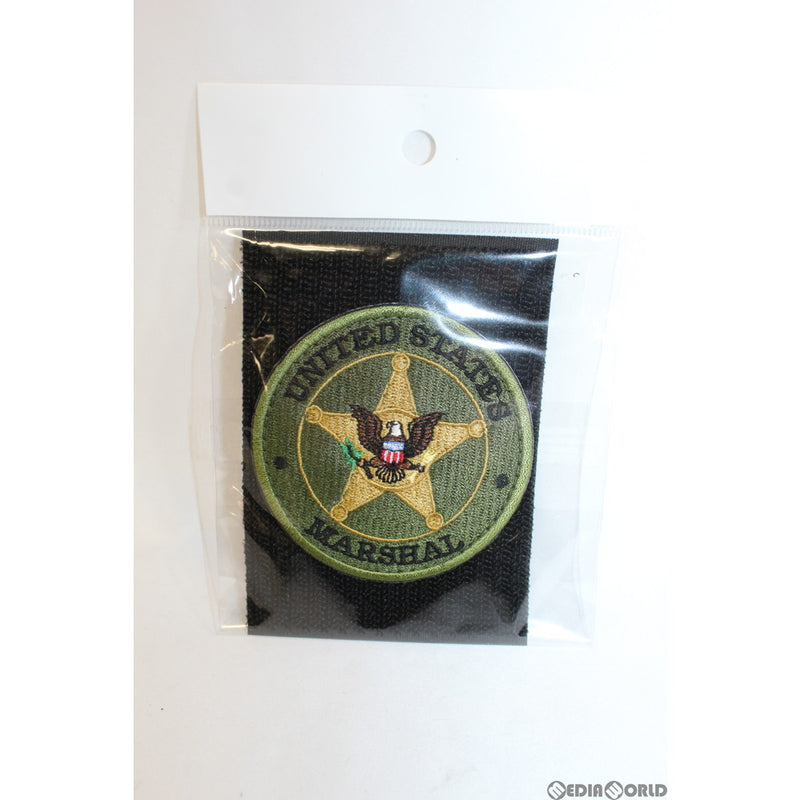【新品即納】[MIL]ポリスレプリカパッチ U.S.Marshal Badge Patch グリーン(PRP15)(20150223)