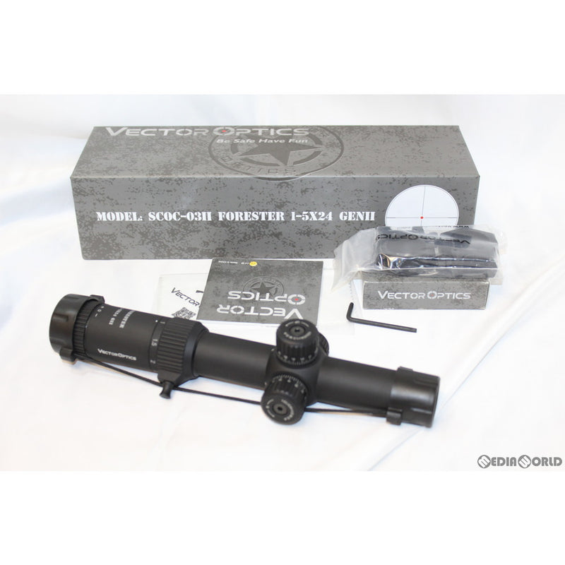 【新品即納】[MIL]VECTOR OPTICS(ベクターオプティクス) ライフルスコープ FORESTOR 1-5×24 GENII(SCOC-03II)(20200425)