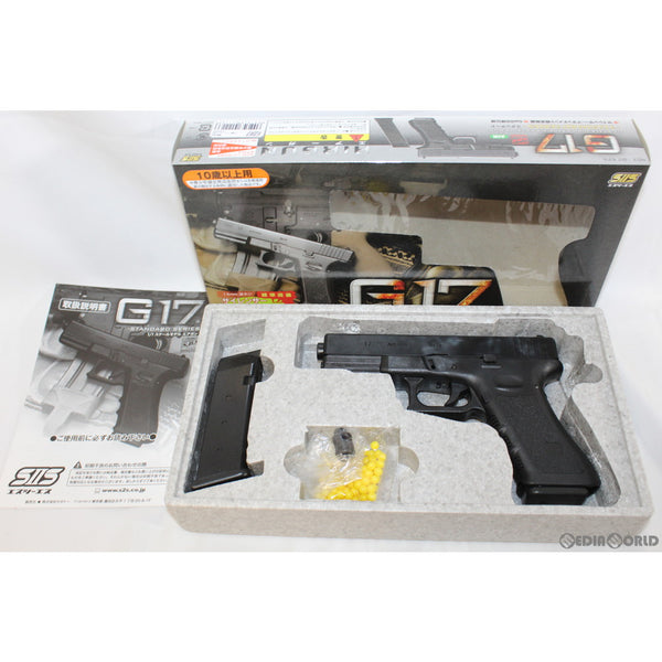 【販売価格¥2,650】【新品即納】SIIS(エスツーエス) エアーハンドガン エアコッキング・ガン G17 STD BK(ブラック/黒)(NO-A3-J)  (10歳以上専用) ｜【エアガン・ミリタリーグッズ通販】撃鉄