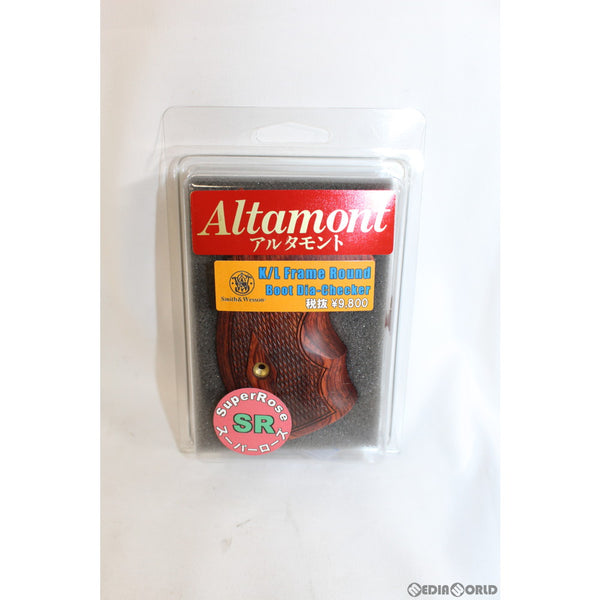 【新品即納】[MIL]Altamont(アルタモント) Kフレーム用 ラウンドバットブーツ ダイヤ チェッカー グリップ RW(ローズウッド)(20200731)