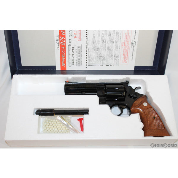 【新品】【お取り寄せ】[MIL]タナカワークス ガスリボルバー S&W(スミスアンドウエッソン) M29 クラシック 4インチ スチールフィニッシュ ver.3 (18歳以上専用)(20200806)