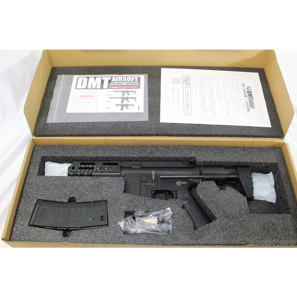 【新品即納】[MIL]DMT 電動アサルトライフル AR-15 PDW BLACK DWARF ACELINE(AR-15 PDW ブラック ドワーフ エースライン)(DMT-03) (18歳以上専用)(20150223)