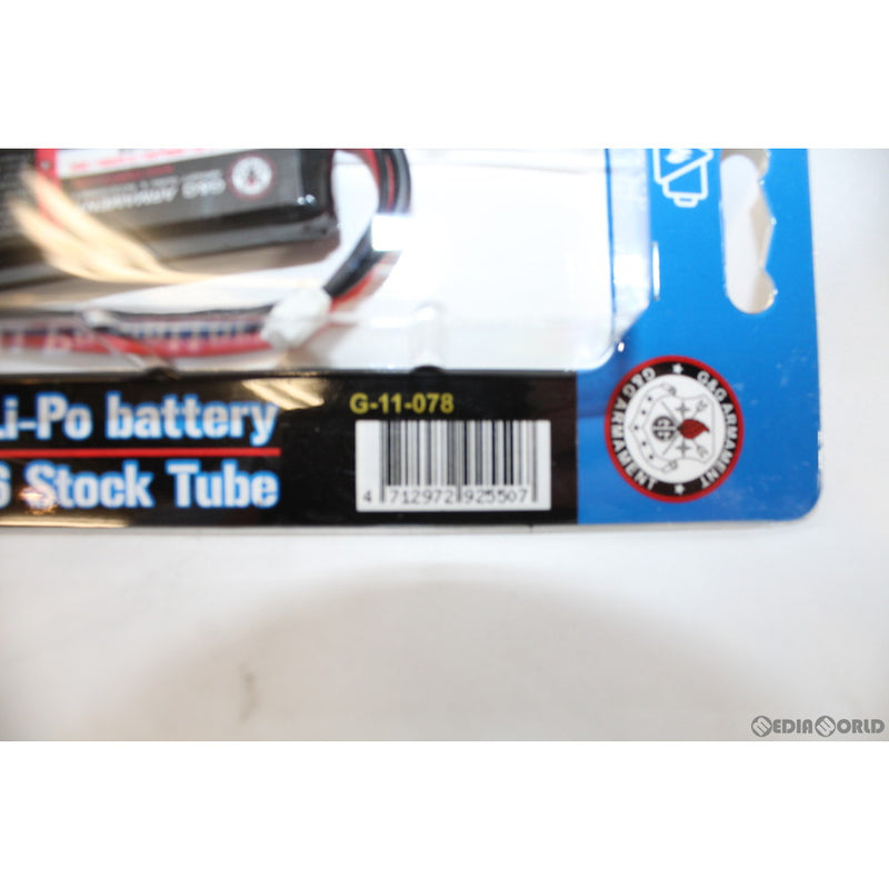 【新品即納】[MIL]G&G ARMAMENT(ジーアンドジーアーマメント) 7.4V 800mAh Li-Po バッテリー(For M4/M16 Stock Tube)(G-11-078)(20201106)