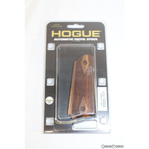 【新品即納】[MIL]HOGUE(ホーグ) 1911 フルサイズ用 ダイヤチェッカー木製グリップ ゴンザロアルベス(45211)(20150223)