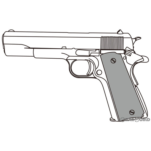 【新品即納】[MIL]マルシン工業 発火モデルガン 完成品 M1911A1 Wディープブラック ABS(20210923)