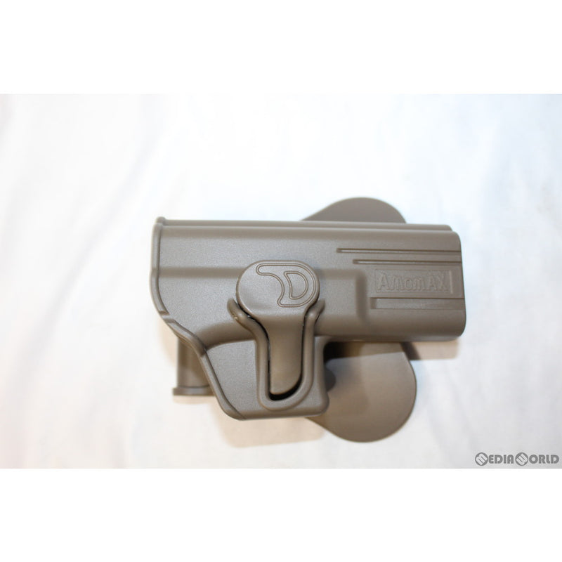 【新品即納】[MIL]AMOMAX(アモマックス) リリースボタン・ホルスター for G19 右用 FDE(フラットダークアース)(AM-G19G2F)(20150223)