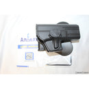 【新品即納】[MIL]AMOMAX(アモマックス) リリースボタン・ホルスター for グロック19 右用 BK(ブラック/黒)(AM-G19G2)(20150223)