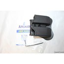 【新品即納】[MIL]AMOMAX(アモマックス) ダブルマガジンポーチ(G17/G18/G19 ダブルスタックマガジン) BK(ブラック/黒)(AM-MP-G3)(20210424)