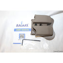 【新品即納】[MIL]AMOMAX(アモマックス) ダブルマガジンポーチ(P226/M9/CZ P-09 CO2マガジン) FDE(フラットダークアース)(AM-MP-P2F)(20210424)