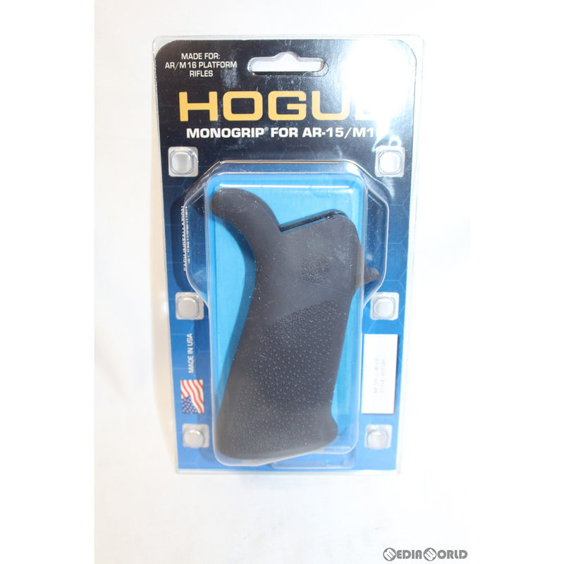 【新品即納】[MIL]HOGUE(ホーグ) AR15・モノグリップ/ビーバーテイル/FG無し/ストレートグレー(15032)(20210416)