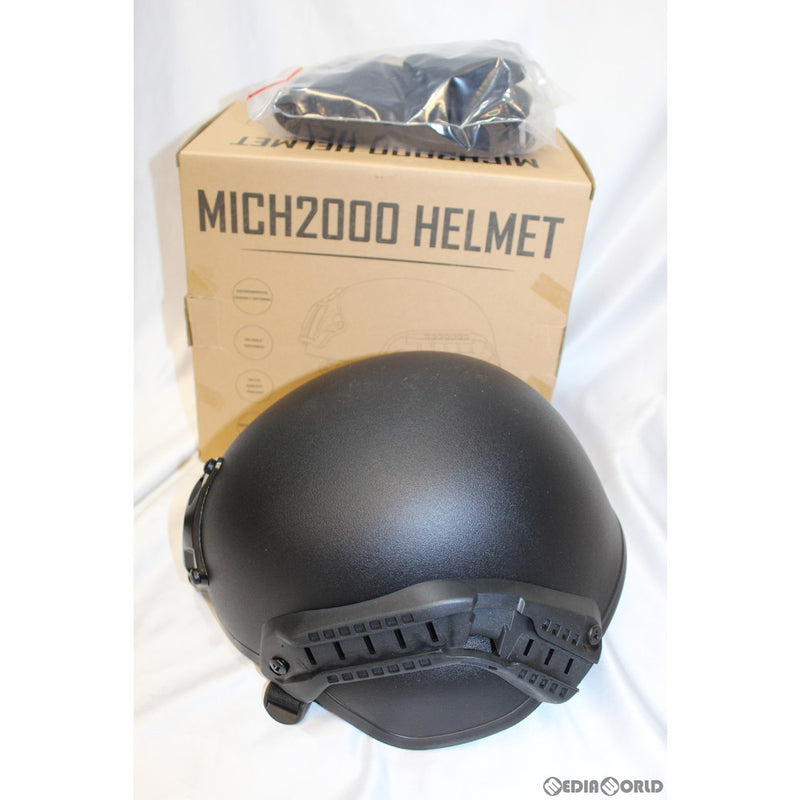【新品即納】[MIL]WoSporT MICH2000タイプ ヘルメット BK(ブラック/黒)(hl-27-bk)(20150223)