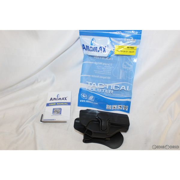 【新品即納】[MIL]AMOMAX(アモマックス) ポリマー ホルスター for ワルサー P99 ブラック(AM-P99G2)(20210619)