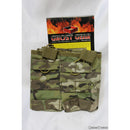 【新品即納】[MIL]LayLax(ライラクス) GHOST GEAR(ゴーストギア) M4/M16 オープントップマガジンポーチダブル MC(マルチカム)(20150223)