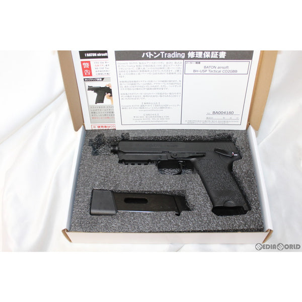 【新品】【お取り寄せ】[MIL]BATON airsoft(バトンエアソフト) CO2ガスブローバック BH-USP タクティカル CO2GBB【JASG認定】(BH-USP) (18歳以上専用)(20210820)