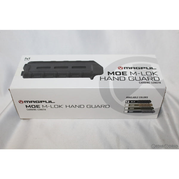 【新品即納】[MIL]MAGPUL(マグプル) MOE M-LOK HANDGUARD Carbine Length(MOE M-LOK ハンドガード カービンレングス) AR15/M4 BK(ブラック/黒)(MPIMAG424BK)(20210908)